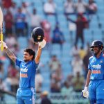 India all out for 402 after Gill and Kishan hundreds