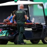 Shreyanka Patil stretchered off after twisting ankle during Netherlands clash